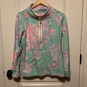 Lilly Pulitzer Minty Popover- Medium EUC